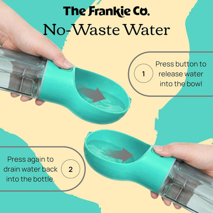 4-in-1 Compact Dog Travel Water Bottle