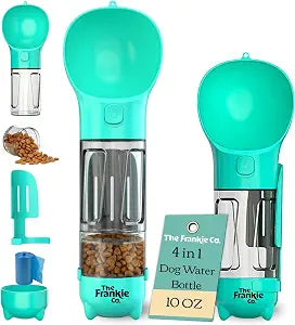 4-in-1 Compact Dog Travel Water Bottle