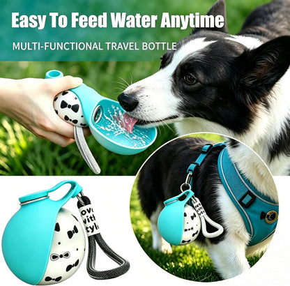 PetPulse™ 2-in-1 Dog Water Bottle & Bowl