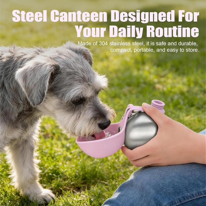 PetPulse™ 2-in-1 Dog Water Bottle & Bowl