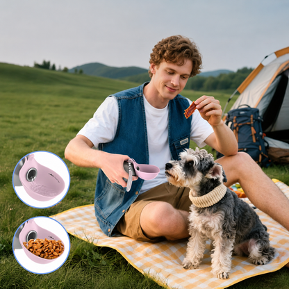 PetPulse™ 2-in-1 Dog Water Bottle & Bowl